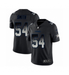 Men's Dallas Cowboys #54 Jaylon Smith Black Smoke Fashion Limited Jersey