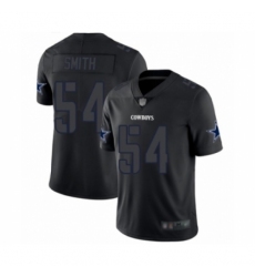 Men's Dallas Cowboys #54 Jaylon Smith Limited Black Rush Impact Football Jersey