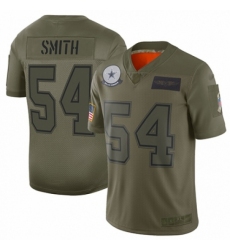 Men's Dallas Cowboys #54 Jaylon Smith Limited Camo 2019 Salute to Service Football Jersey