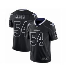 Men's Dallas Cowboys #54 Jaylon Smith Limited Lights Out Black Rush Football Jersey