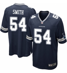 Men's Nike Dallas Cowboys #54 Jaylon Smith Game Navy Blue Team Color NFL Jersey