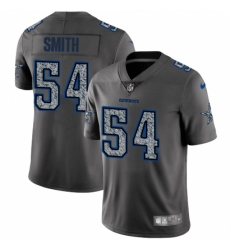 Men's Nike Dallas Cowboys #54 Jaylon Smith Gray Static Vapor Untouchable Limited NFL Jersey