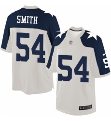 Men's Nike Dallas Cowboys #54 Jaylon Smith Limited White Throwback Alternate NFL Jersey