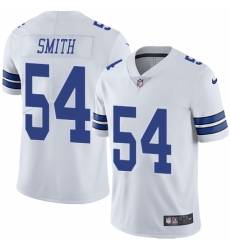 Men's Nike Dallas Cowboys #54 Jaylon Smith White Vapor Untouchable Limited Player NFL Jersey