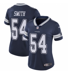 Women's Nike Dallas Cowboys #54 Jaylon Smith Navy Blue Team Color Vapor Untouchable Limited Player NFL Jersey