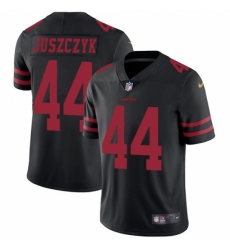 Men's Nike San Francisco 49ers #44 Kyle Juszczyk Black Vapor Untouchable Limited Player NFL Jersey