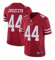 Men's Nike San Francisco 49ers #44 Kyle Juszczyk Red Team Color Vapor Untouchable Limited Player NFL Jersey