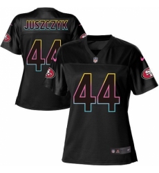 Women's Nike San Francisco 49ers #44 Kyle Juszczyk Game Black Fashion NFL Jersey