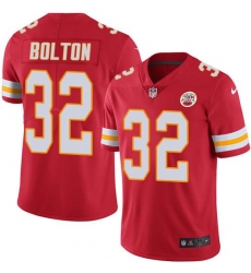 Men's Nike Kansas City Chiefs #32 Nick Bolton Red Team Color Stitched NFL Vapor Untouchable Limited Jersey