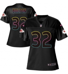 Women's Nike Kansas City Chiefs #32 Nick Bolton Black NFL Fashion Game Jersey