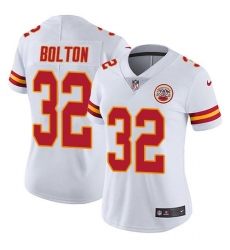 Women's Nike Kansas City Chiefs #32 Nick Bolton White Stitched NFL Vapor Untouchable Limited Jersey