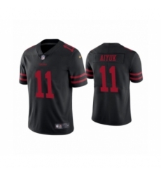 Men's San Francisco 49ers #11 Brandon Aiyuk 2020 Black Vapor Untouchable Limited Player Football Jersey