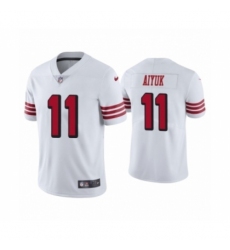 Men's San Francisco 49ers #11 Brandon Aiyuk 2020 Limited White Rush Vapor Untouchable Football Jersey