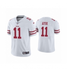 Men's San Francisco 49ers #11 Brandon Aiyuk 2020 White Vapor Untouchable Limited Player Football Jersey