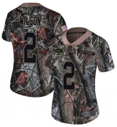 Women's Nike New York Jets #2 Zach Wilson Camo Stitched NFL Limited Rush Realtree Jersey