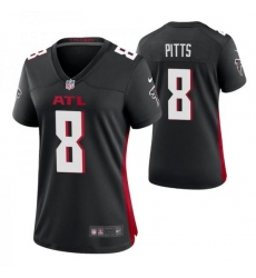 Women's Atlanta Falcons #8 Kyle Pitts Nike Black Vapor Untouchable Limited NFL Stitched Jersey