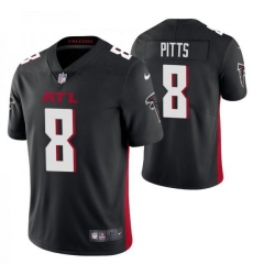 Youth Atlanta Falcons #8 Kyle Pitts Nike Black Vapor Untouchable Limited NFL Stitched Jersey