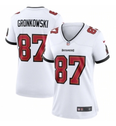 Women's Tampa Bay Buccaneers #87 Rob Gronkowski Nike White Game Jersey