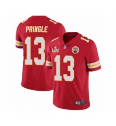 Men's  Kansas City Chiefs #13 Byron Pringle Red 2021 Super Bowl LV Jersey