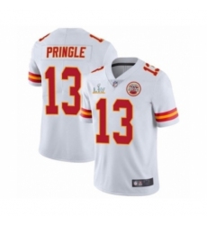 Men's  Kansas City Chiefs #13 Byron Pringle White 2021 Super Bowl LV Jersey