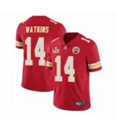 Men's Kansas City Chiefs #14 Sammy Watkins Red 2021 Super Bowl LV Jersey