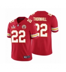 Men's  Kansas City Chiefs #22 Juan Thornhill Red 2021 Super Bowl LV Jersey