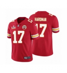 Women's Kansas City Chiefs  #17 Mecole Hardman Red 2021 Super Bowl LV Jersey