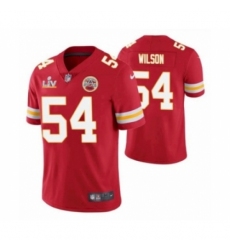 Women's  Kansas City Chiefs #54 Damien Wilson Red 2021 Super Bowl LV Jersey