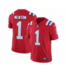 New England Patriots #1 Cam Newton Red Alternate Vapor Untouchable Limited Player Football Jersey