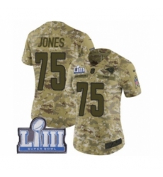 Women's Nike Los Angeles Rams #75 Deacon Jones Limited Camo 2018 Salute to Service Super Bowl LIII Bound NFL Jersey