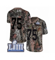 Youth Nike Los Angeles Rams #75 Deacon Jones Camo Rush Realtree Limited Super Bowl LIII Bound NFL Jersey