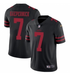 Youth Nike San Francisco 49ers #7 Colin Kaepernick Black Vapor Untouchable Limited Player NFL Jersey