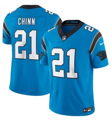 Men's Carolina Panthers #21 Jeremy Chinn Nike Blue Vapor F.U.S.E. Limited Jersey