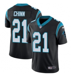 Men's Nike Carolina Panthers #21 Jeremy Chinn Black Team Color Stitched NFL Vapor Untouchable Limited Jersey