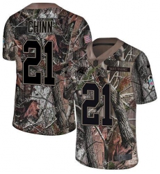 Men's Nike Carolina Panthers #21 Jeremy Chinn Camo Stitched NFL Limited Rush Realtree Jersey