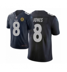 Men's New York Giants #8 Daniel Jones Limited Black City Edition Football Jersey