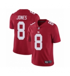 Men's New York Giants #8 Daniel Jones Red Alternate Vapor Untouchable Limited Player Football Jersey