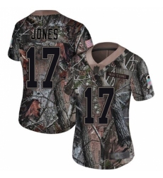 Women's Nike New York Giants #17 Daniel Jones Camo Stitched NFL Limited Rush Realtree Jersey