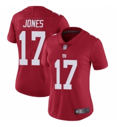 Women's Nike New York Giants #17 Daniel Jones Red Alternate Stitched NFL Vapor Untouchable Limited Jersey