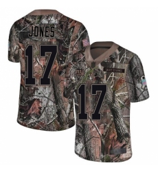 Youth Nike New York Giants #17 Daniel Jones Camo Stitched NFL Limited Rush Realtree Jersey