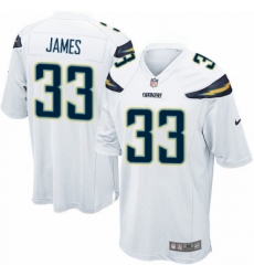 Men's Nike Los Angeles Chargers #33 Derwin James Game White NFL Jersey