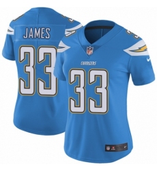 Women's Nike Los Angeles Chargers #33 Derwin James Electric Blue Alternate Vapor Untouchable Elite Player NFL Jersey