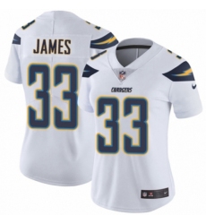 Women's Nike Los Angeles Chargers #33 Derwin James White Vapor Untouchable Elite Player NFL Jersey