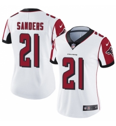 Women's Nike Atlanta Falcons #21 Deion Sanders White Vapor Untouchable Limited Player NFL Jersey