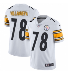 Men's Nike Pittsburgh Steelers #78 Alejandro Villanueva White Vapor Untouchable Limited Player NFL Jersey