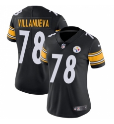 Women's Nike Pittsburgh Steelers #78 Alejandro Villanueva Black Team Color Vapor Untouchable Limited Player NFL Jersey