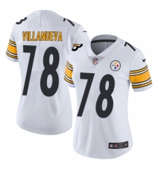 Women's Nike Pittsburgh Steelers #78 Alejandro Villanueva White Vapor Untouchable Limited Player NFL Jersey