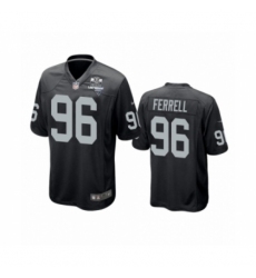 Men's Oakland Raiders #96 Clelin Ferrell Black 2020 Inaugural Season Vapor Limited Jersey