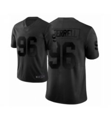 Men's Oakland Raiders #96 Clelin Ferrell Limited Black City Edition Football Jersey