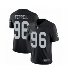 Youth Oakland Raiders #96 Clelin Ferrell Black Team Color Vapor Untouchable Limited Player Football Jersey